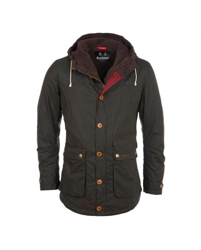 Parka Cotone Cerato Uomo Barbour Game MWX0698