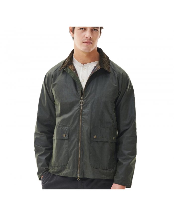 Giacca Uomo Barbour Short Bedale Wax MWX2205