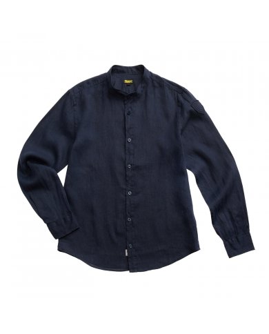 Camicia Girocollo Uomo Blauer Call 25SBLUS01339007137