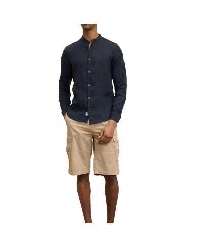 Camicia Girocollo Uomo Blauer Call 25SBLUS01339007137