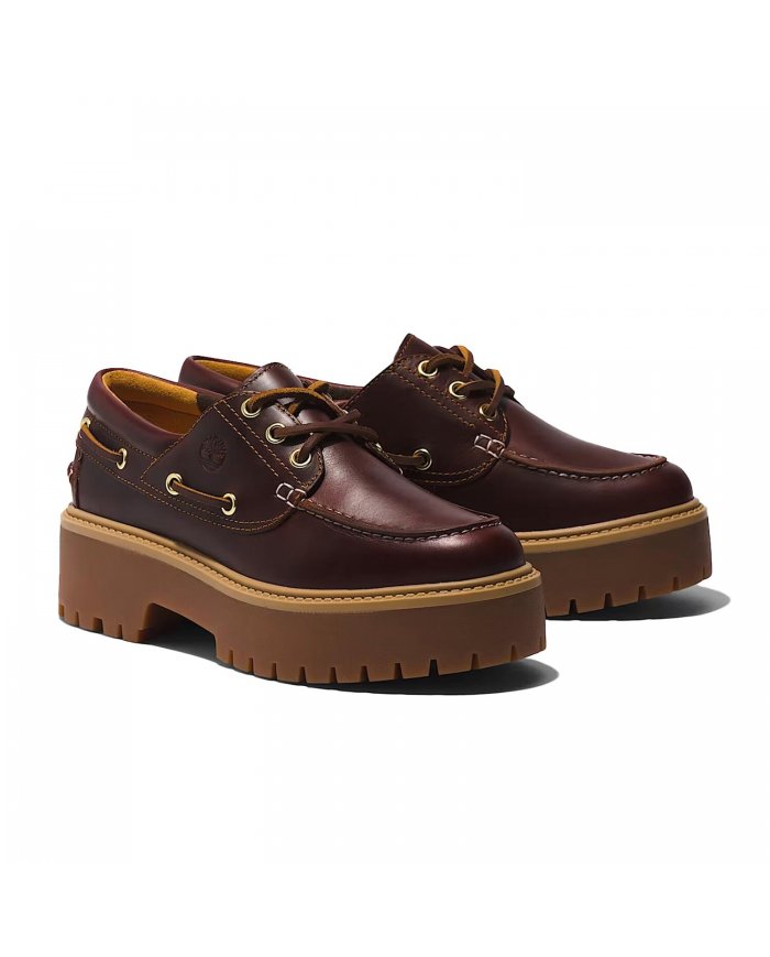 Scarpe Donna Timberland Stone Street Platform Boat TB0A2QDMD57