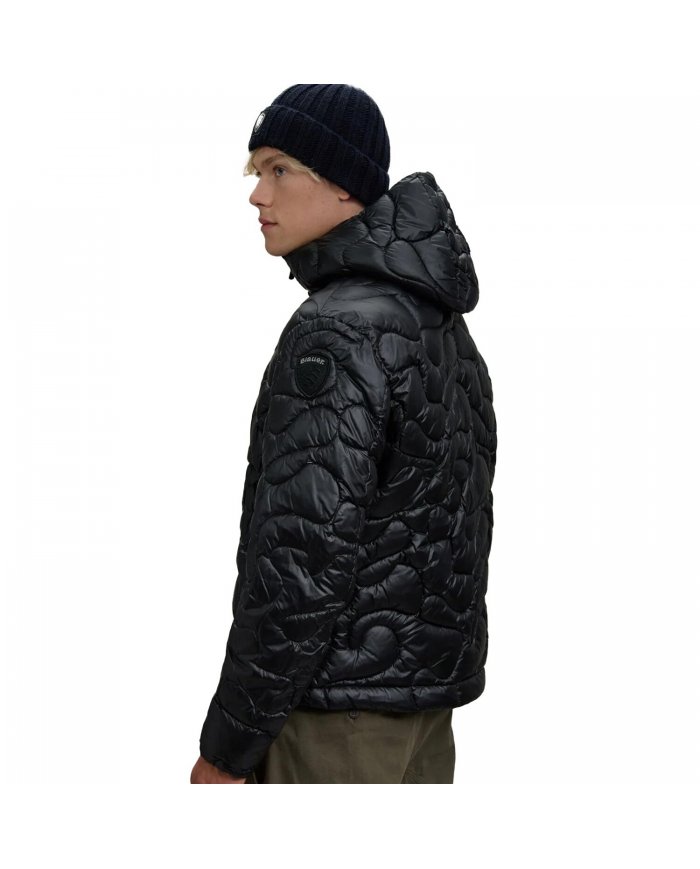 Piumino Trapuntato Mimetico Uomo Blauer Hamlet 25WBLUC02077006943