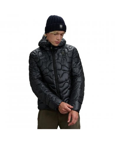 Piumino Trapuntato Mimetico Uomo Blauer Hamlet 25WBLUC02077006943