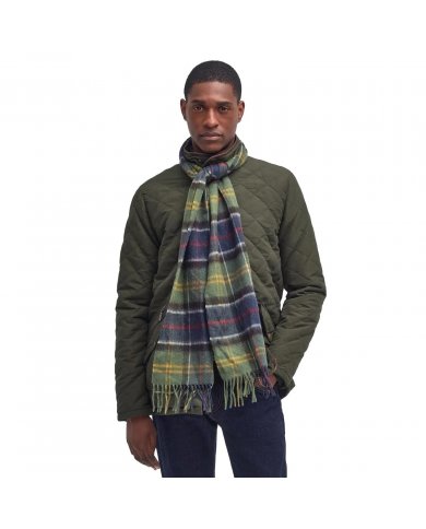 Sciarpa Uomo Barbour Wool Cashmere Tartan USC0002