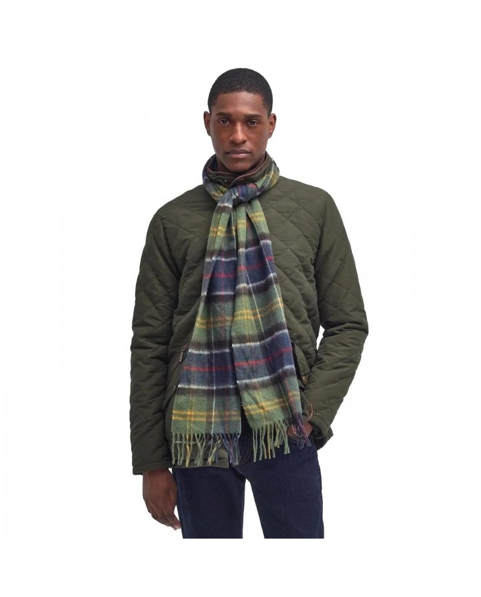 Sciarpa Uomo Barbour Wool Cashmere Tartan USC0002