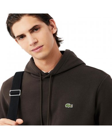 Felpa Con Cappuccio In Pile Uomo Lacoste SH9623