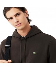 Felpa Con Cappuccio In Pile Uomo Lacoste SH9623 Felpa Con Cappuccio In Pile Uomo Lacoste SH9623