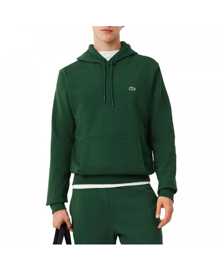 Felpa Con Cappuccio In Pile Uomo Lacoste SH9623 Felpa Con Cappuccio In Pile Uomo Lacoste SH9623