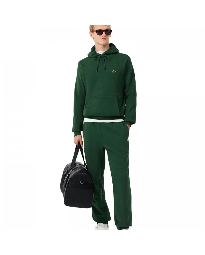 Felpa Con Cappuccio In Pile Uomo Lacoste SH9623 Felpa Con Cappuccio In Pile Uomo Lacoste SH9623