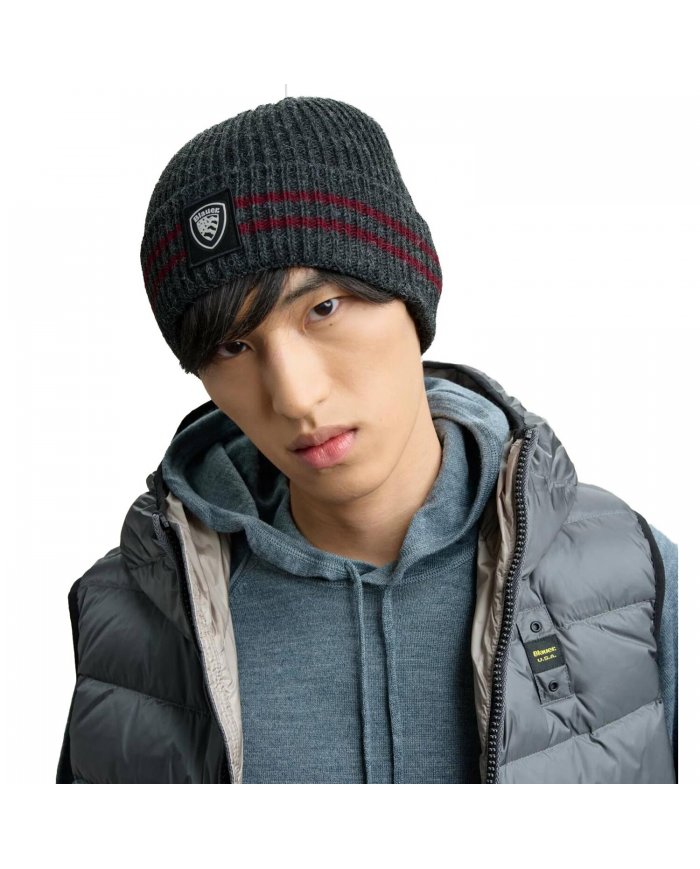 Cappello Con Riga Uomo Blauer Rendall 25WBLUA05300006434