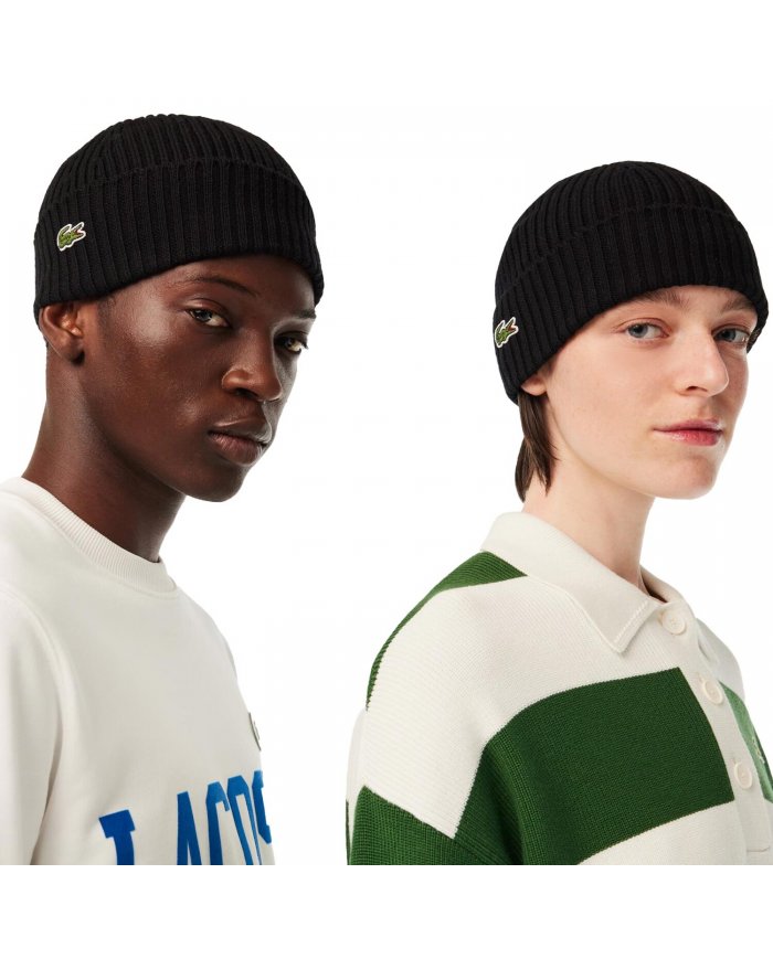 Cappello Unisex In Lana Costine Lacoste RB0001 00 Cappello Unisex In Lana Costine Lacoste RB0001 00
