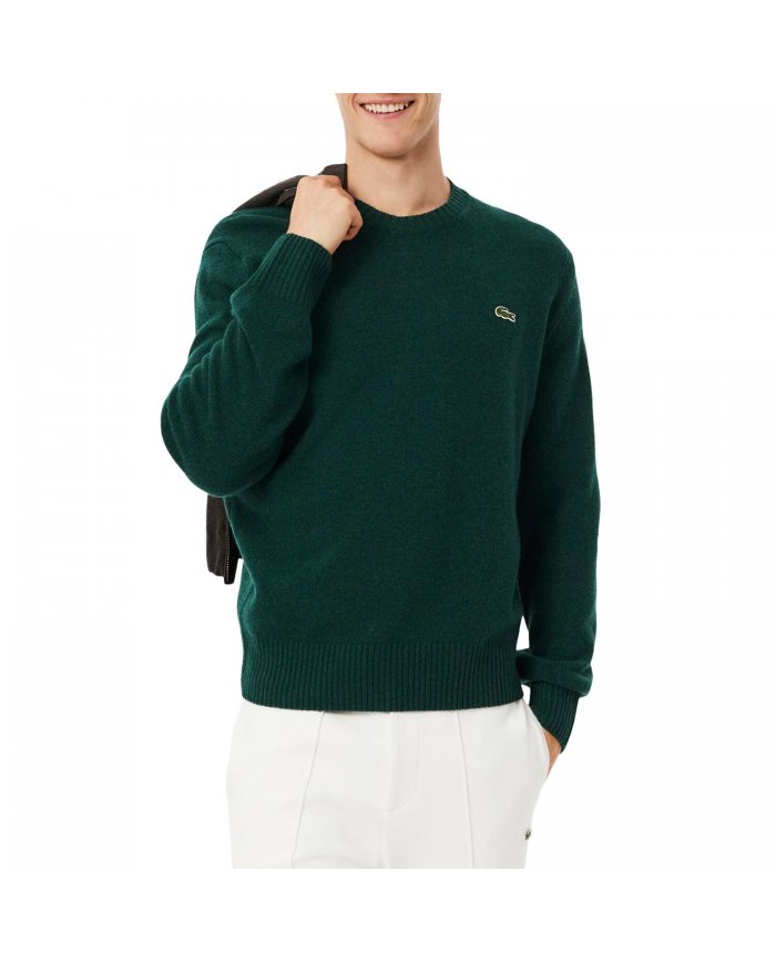 Maglione Uomo Lacoste In Lana Cardata AH2916