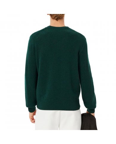 Maglione Uomo Lacoste In Lana Cardata AH2916