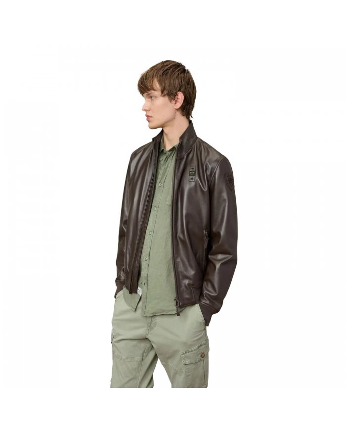 Giubbino In Pelle Uomo Blauer Coniston 26BLUL02441007515