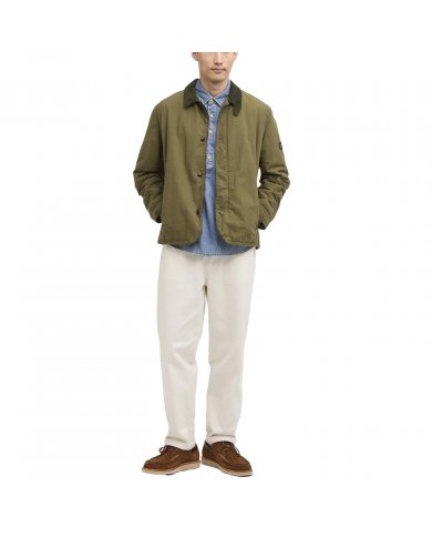 GIACCA UOMO BARBOUR INTL TROON WASHED