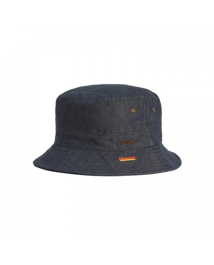 Cappello Alla Pescatora In Denim Transport Uomo Barbour MHA0941
