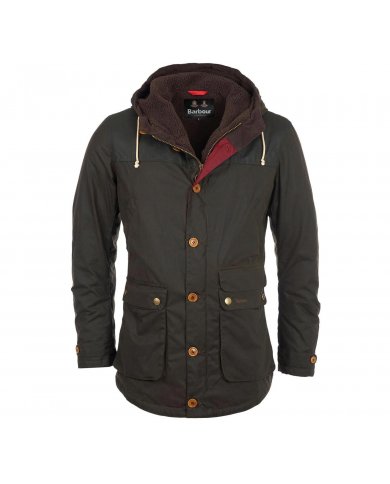 Parka Cotone Cerato Uomo Barbour Game MWX0698