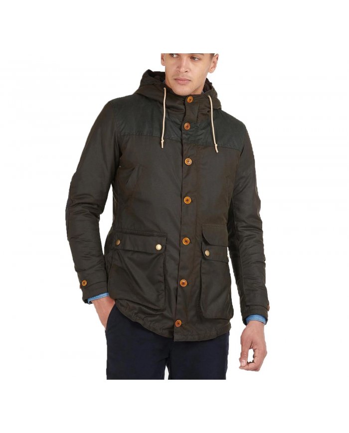 Parka Cotone Cerato Uomo Barbour Game MWX0698