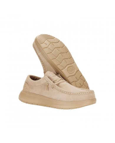 Scarpa Uomo Hey Dude Wally Comf Suede HD 41975