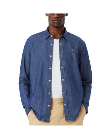 Camicia In Denim Leggero Uomo Lacoste CH9084