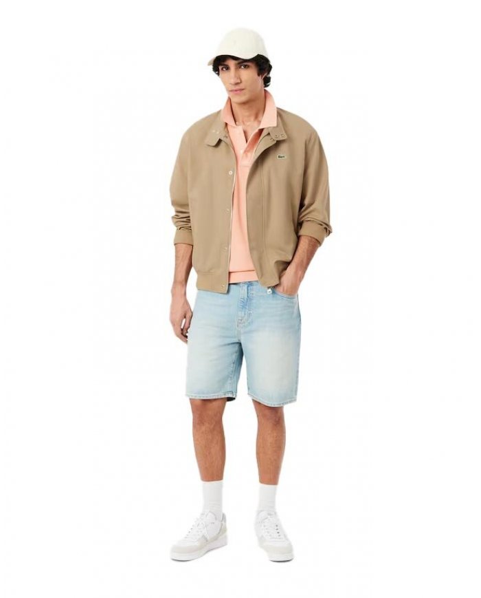 Giacca In Twill Uomo Lacoste Harrington BH1349