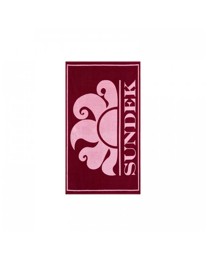 Sundek Telo In Spugna Con Maxi Logo Uomo AM371ATC1000