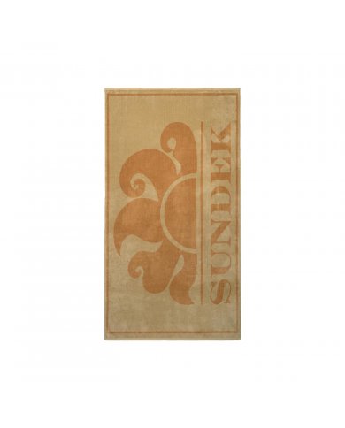 Sundek Telo In Spugna Con Maxi Logo Uomo AM371ATC1000