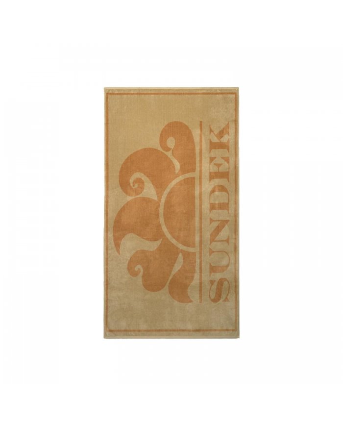 Sundek Telo In Spugna Con Maxi Logo Uomo AM371ATC1000
