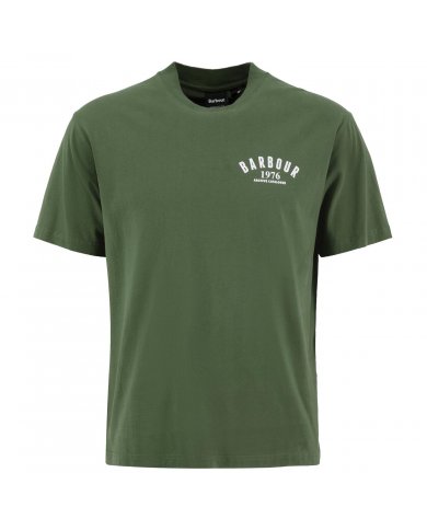 T-SHIRT UOMO BARBOUR CON STAMPA 1976