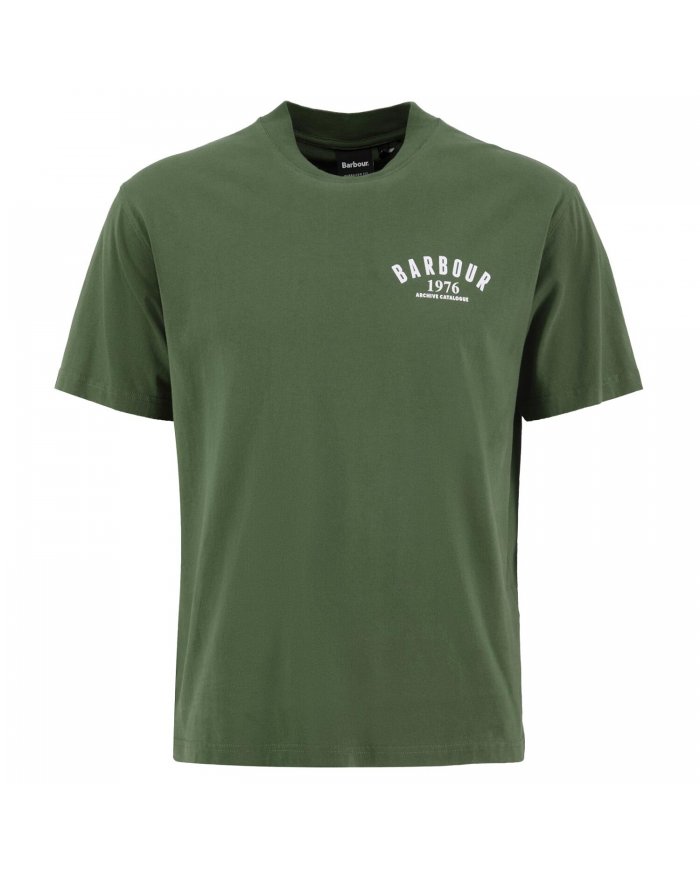 T-SHIRT UOMO BARBOUR CON STAMPA 1976