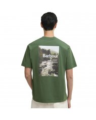 T-SHIRT UOMO BARBOUR CON STAMPA 1976