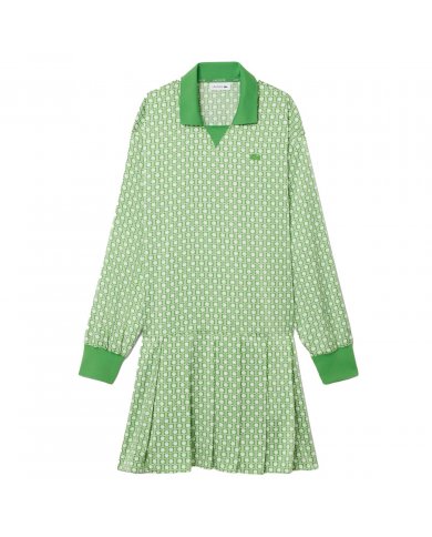 Abito Polo In Raso Donna Lacoste EF9789