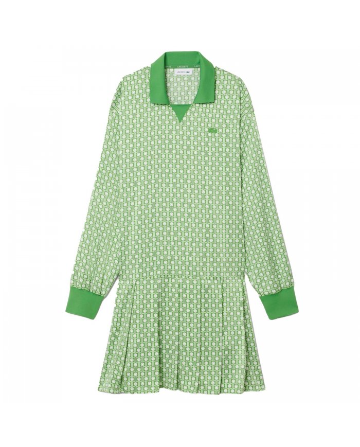 Abito Polo In Raso Donna Lacoste EF9789