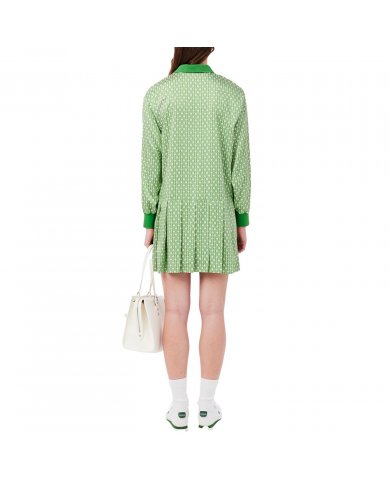 Abito Polo In Raso Donna Lacoste EF9789