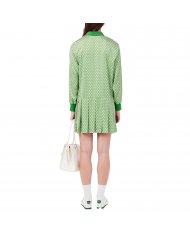 Abito Polo In Raso Donna Lacoste EF9789