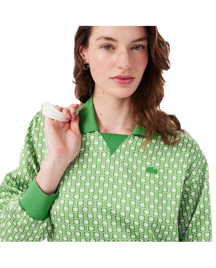 Abito Polo In Raso Donna Lacoste EF9789