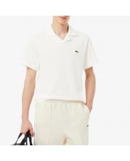 POLO IN COTONE-LINO UOMO LACOSTE