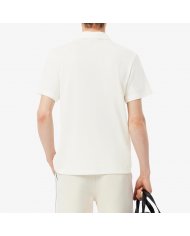 POLO IN COTONE-LINO UOMO LACOSTE