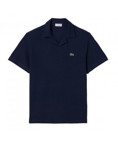 POLO IN COTONE-LINO UOMO LACOSTE