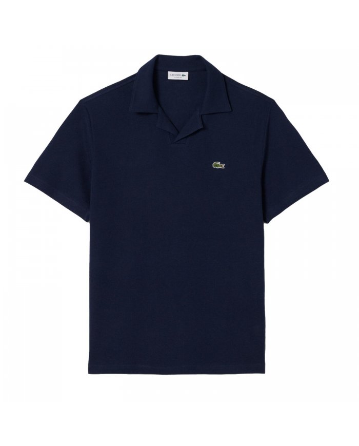 POLO IN COTONE-LINO UOMO LACOSTE