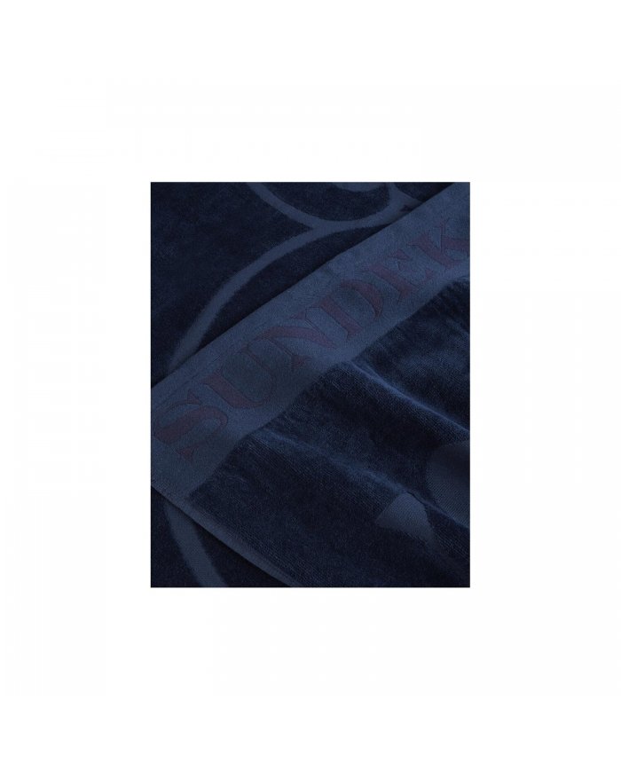 Telo Mare Uomo Sundek Jaquard Con Logo AM379ATC1000