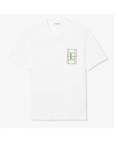T-Shirt In Jersey Ricamato Uomo Lacoste TH1716