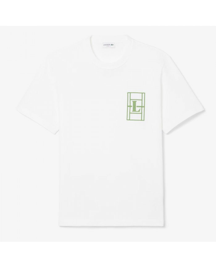 T-Shirt In Jersey Ricamato Uomo Lacoste TH1716