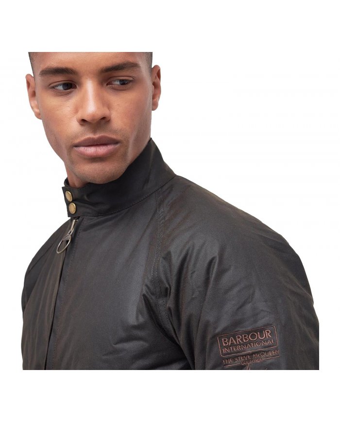 Giacca Uomo Barbour Intl Steve Mcqueen Merchant Wax MWX0465
