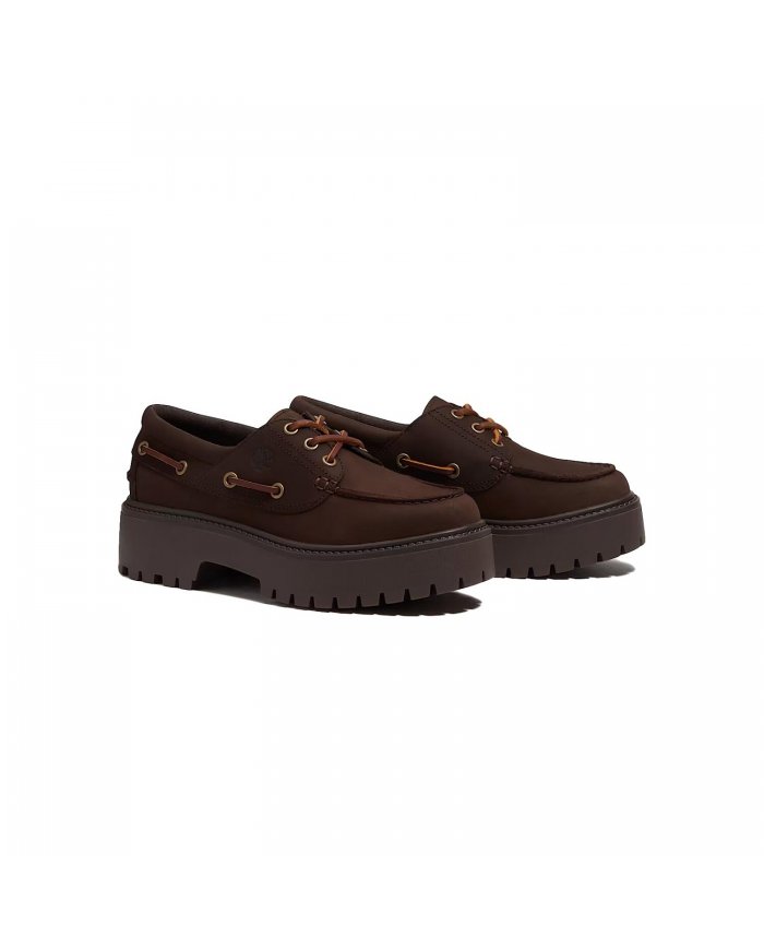 Timberland Stone Street Platform Marrone Scarpa Donna TB0A2GVFW07