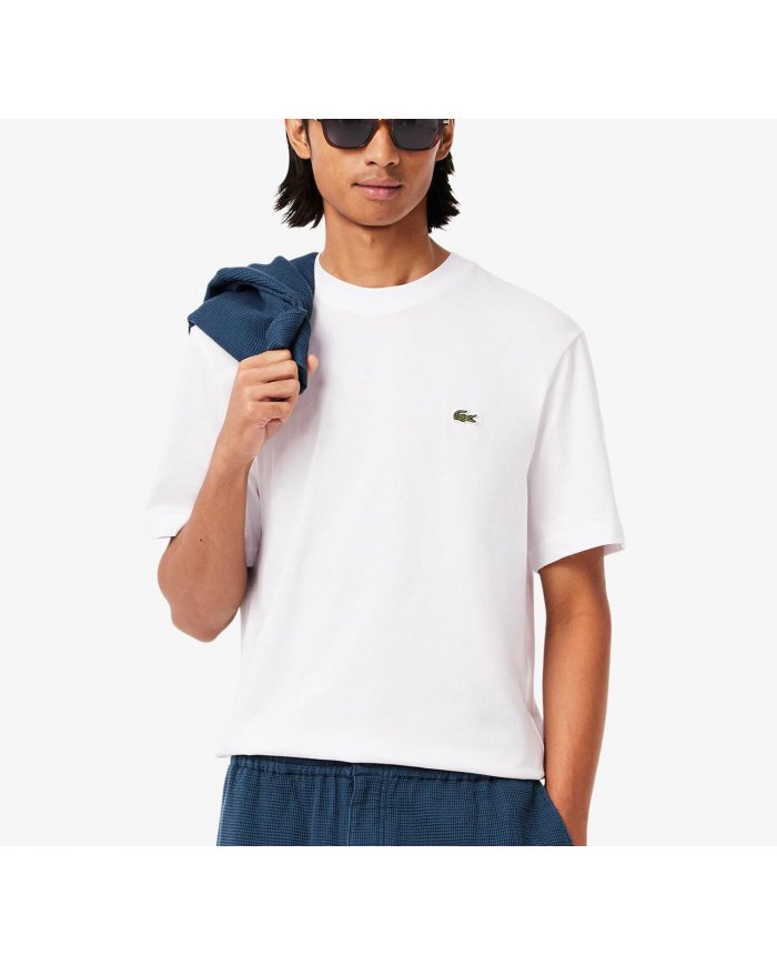t-Shirt Jersey Di Cotone Uomo Lacoste TH7318