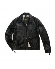 Giacca In Pelle Lucida Uomo Blauer Jones 26WBLUL01491007340