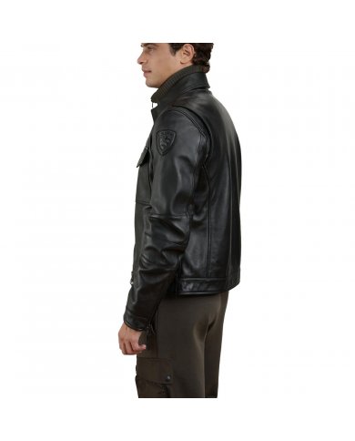 GIACCA IN PELLE LUCIDA UOMO BLAUER JONES