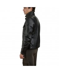 Giacca In Pelle Lucida Uomo Blauer Jones 26WBLUL01491007340