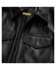 Giacca In Pelle Lucida Uomo Blauer Jones 26WBLUL01491007340